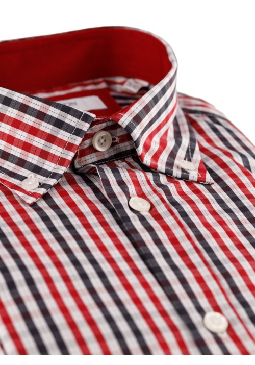Ανδρικό Πουκάμισο Boston 702-3 Κόκκινο