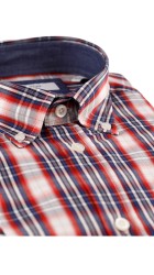 Ανδρικό Πουκάμισο Boston 703-1 Κόκκινο