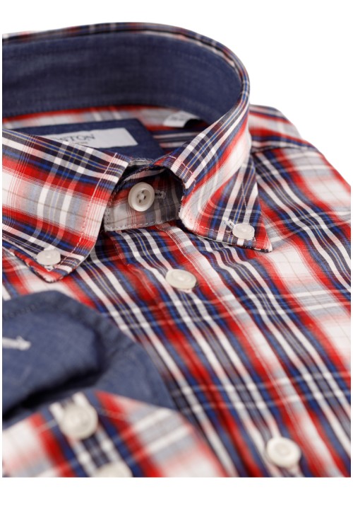 Ανδρικό Πουκάμισο Boston 703-1 Κόκκινο