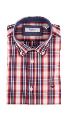 Ανδρικό Πουκάμισο Boston 703-1 Κόκκινο
