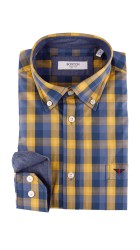 Ανδρικό Πουκάμισο Boston 703-2 Μπλε