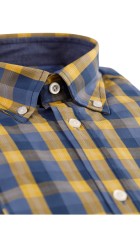 Ανδρικό Πουκάμισο Boston 703-2 Μπλε