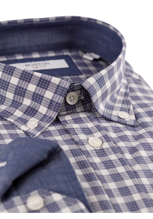 Ανδρικό Πουκάμισο Boston 703-3 Γκρι