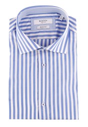 Ανδρικό Πουκάμισο Slim Fit Boston 704-2 Γαλάζιο Ανδρικό Πουκάμισο Slim Fit Boston 704-2 Γαλάζιο