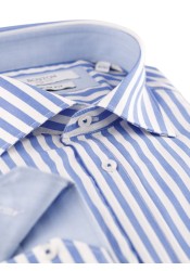 Ανδρικό Πουκάμισο Slim Fit Boston 704-2 Γαλάζιο Ανδρικό Πουκάμισο Slim Fit Boston 704-2 Γαλάζιο