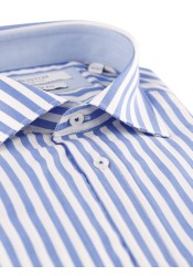 Ανδρικό Πουκάμισο Slim Fit Boston 704-2 Γαλάζιο Ανδρικό Πουκάμισο Slim Fit Boston 704-2 Γαλάζιο