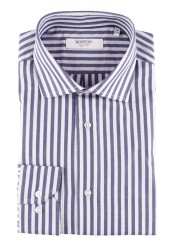 Ανδρικό Πουκάμισο Boston 704-3 Ριγέ Μπλε Ανδρικό Πουκάμισο Boston 704-3 Ριγέ Μπλε