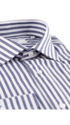 Ανδρικό Πουκάμισο Boston 704-3 Ριγέ Μπλε