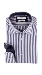 Ανδρικό Πουκάμισο Slim Fit Boston 704-3-2 Μπλε