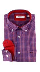 Ανδρικό Πουκάμισο Boston 9249-2 Gold Κόκκινο