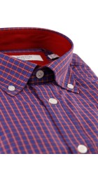 Ανδρικό Πουκάμισο Boston 9249-2 Gold Κόκκινο