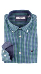 Ανδρικό Καρό Πουκάμισο Boston 9265-3 Πράσινο
