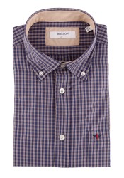 Ανδρικό Πουκάμισο Boston 9265-4 Gold Μπλε Ανδρικό Πουκάμισο Boston 9265-4 Gold Μπλε