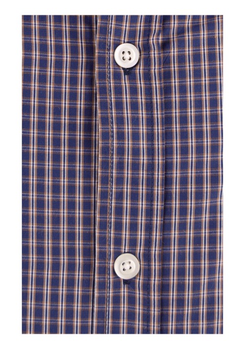 Ανδρικό Πουκάμισο Boston 9265-4 Gold Μπλε