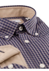 Ανδρικό Πουκάμισο Boston 9265-4 Gold Μπλε Ανδρικό Πουκάμισο Boston 9265-4 Gold Μπλε