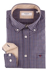 Ανδρικό Πουκάμισο Boston 9265-4 Gold Μπλε Ανδρικό Πουκάμισο Boston 9265-4 Gold Μπλε