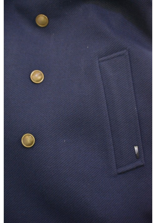 Ανδρικό Παλτό Σταυρωτό Gianni Lupo GL7050H Μπλε