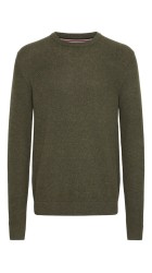 Ανδρικό Πουλόβερ Πλεκτό FQ1924 Granby 21900883 Forest Night Melange