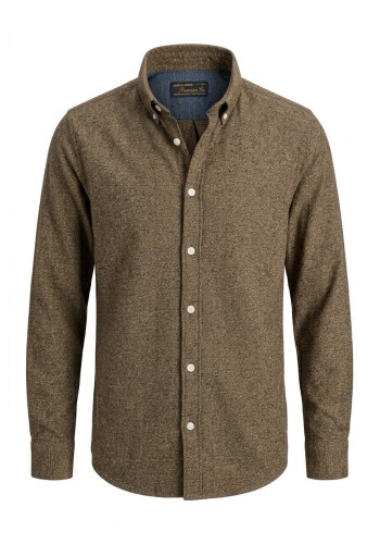 Ανδρικό Πουκάμισο Φανέλα jack & jones Jprblustanley Flannel L/S 12305791 Ermine Ανδρικό Πουκάμισο Φανέλα jack & jones Jprblustanley Flannel L/S 12305791 Ermine