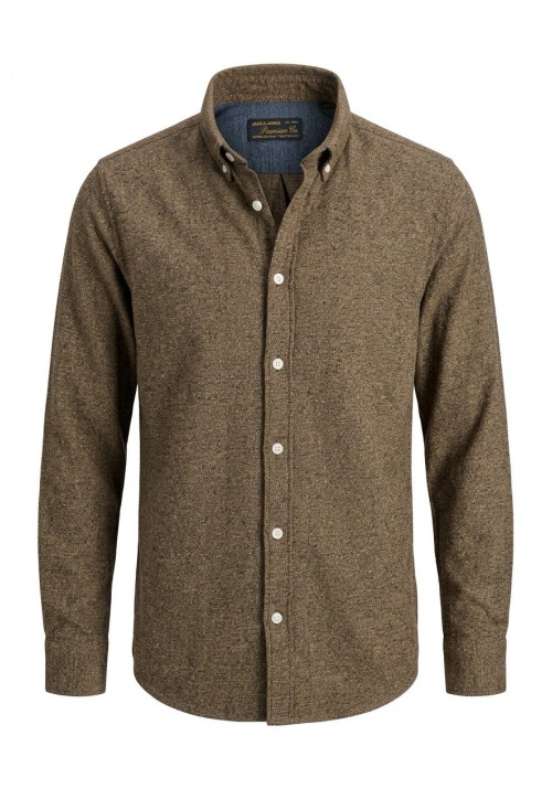 Ανδρικό Πουκάμισο Φανέλα jack & jones Jprblustanley Flannel L/S 12305791 Ermine