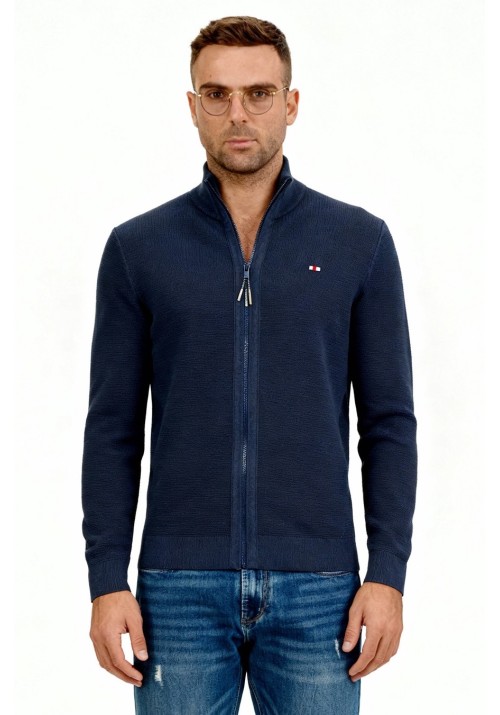 Ανδρική Ζακέτα Πλεκτή FQ1924 FQKillian Structure Cardigan 21900706-1940111 Salute Melange