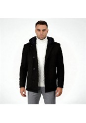 Ανδρικό Παρκά Seinse GBI1090SS Giubb.D/Petto Μαύρο