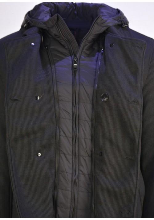 Ανδρικό Παρκά Seinse GBI1090SS Giubb.D/Petto Μαύρο