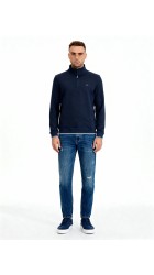 Ανδρικό Φούτερ Πουλόβερ FQWilliam Half Zip 21900656-194011 Salute