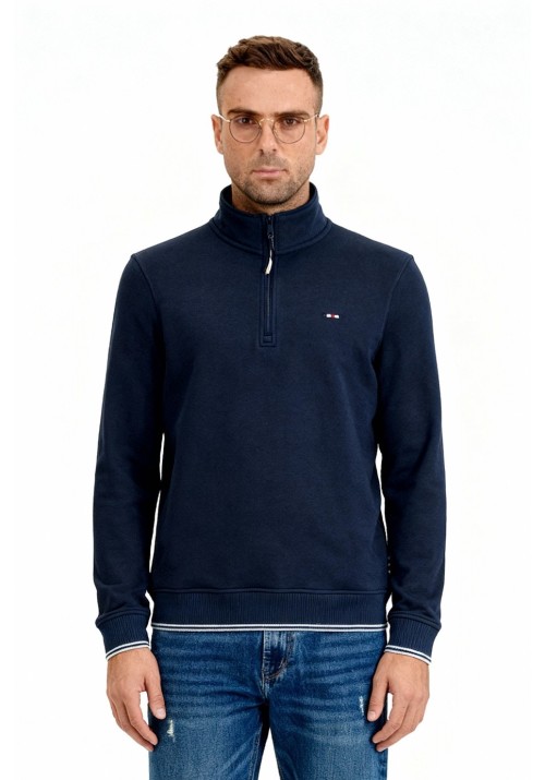 Ανδρικό Φούτερ Πουλόβερ FQWilliam Half Zip 21900656-194011 Salute
