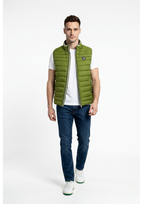 Ανδρικό Αμάνικο Μπουφάν FQ1924 FQVincens 21900619-180228 Pesto