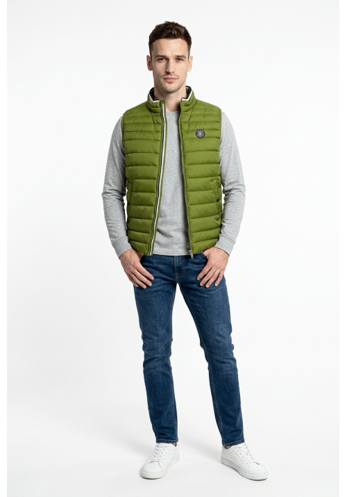 Ανδρικό Αμάνικο Μπουφάν FQ1924 FQVincens 21900619-180228 Pesto