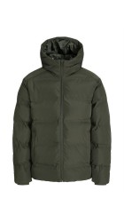 Ανδρικό Μπουφάν Puffer Jack & Jones JJESoho Puffer Hood SN 12278749 Rosin