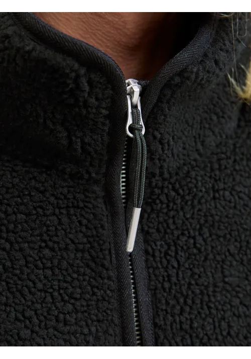 Ανδρικό Μπουφάν Jack & Jones Jornorrebro Teddy Jacket 12282890 Μαύρο