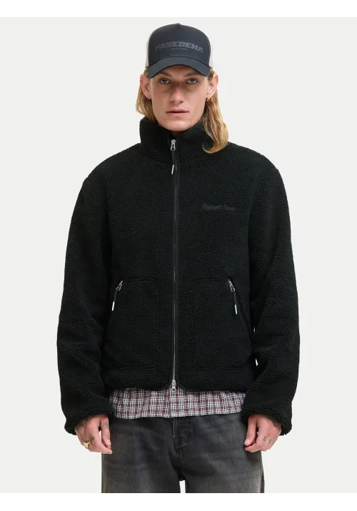 Ανδρικό Μπουφάν Jack & Jones Jornorrebro Teddy Jacket 12282890 Μαύρο