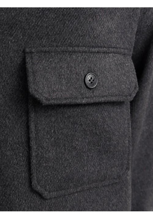 Ανδρικό Overshirt Jack & Jones JJEBradley Ollie Overshirt LS Noos  12257199 Black