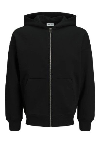Ανδρική Ζακέτα Φούτερ Jack & Jones JJEurban Edge Sweat Zip Hood Noos 12268140 Black