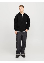 Ανδρική Ζακέτα Φούτερ Jack & Jones JJEurban Edge Sweat Zip Hood Noos 12268140 Black