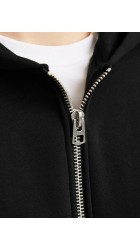 Ανδρική Ζακέτα Φούτερ Jack & Jones JJEurban Edge Sweat Zip Hood Noos 12268140 Black