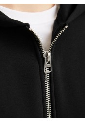 Ανδρική Ζακέτα Φούτερ Jack & Jones JJEurban Edge Sweat Zip Hood Noos 12268140 Black