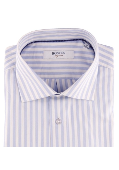 Ανδρικό Πουκάμισο Boston 704-1 Γαλάζιο