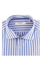 Ανδρκό Πουκάμισο Boston 704-2 Γαλάζιο