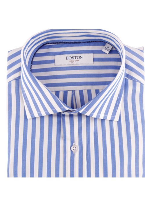 Ανδρκό Πουκάμισο Boston 704-2 Γαλάζιο