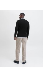 Ανδρικό Πλεκτό Βαμβακερό Jack & Jones JPRBlareagan Knit Crew Neck LN 12283381 Black