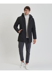 Ανδρικό Μπουφάν Παρκά Gianni Lupo GL5068BD-F25-AW25 NOS Μαύρο