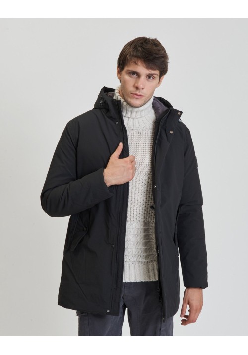 Ανδρικό Μπουφάν Παρκά Gianni Lupo GL5068BD-F25-AW25 NOS Μαύρο