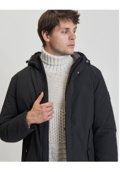 Ανδρικό Μπουφάν Παρκά Gianni Lupo GL5068BD-F25-AW25 NOS Μαύρο