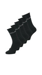 Ανδρικές Αθλητικές Κάλτσες Jack & Jones Jacregen Tenniw Socks 5 Pack Noos 12266536 Black