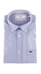 Ανδρικό Πουκάμισο Boston 700-2 Γαλάζιο
