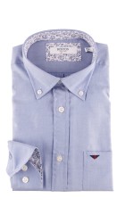 Ανδρικό Πουκάμισο Boston 700-2 Γαλάζιο
