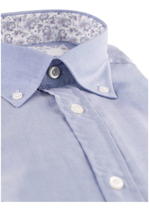 Ανδρικό Πουκάμισο Boston 700-2 Γαλάζιο